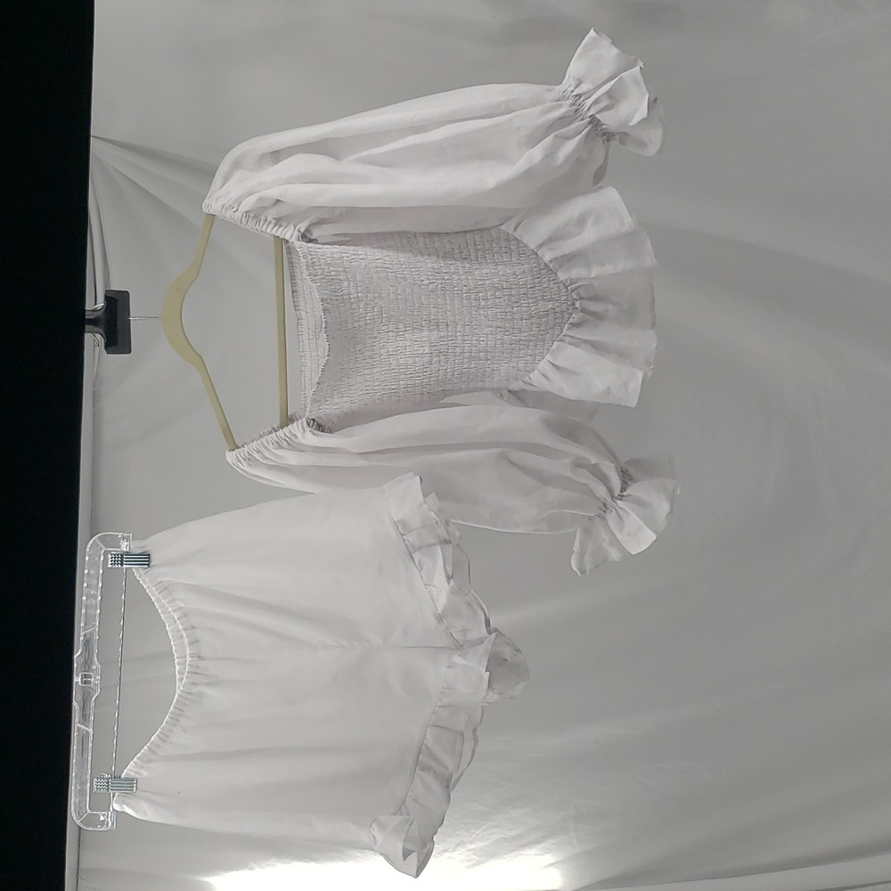 Sleeper White Ruffled set - Picture 2 of 16